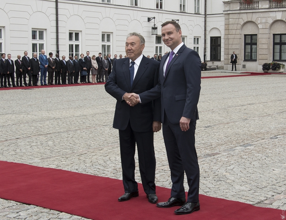 Назарбаев  провел переговоры с польским президентом  Дудой: ожидается подписание соглашений на 1 млрд долларов