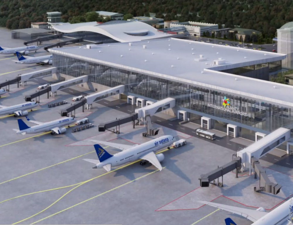 Строительство нового терминала аэропорта Алматы завершено на 87%