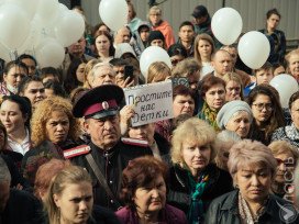 В Алматы почтили память погибших в Кемерово