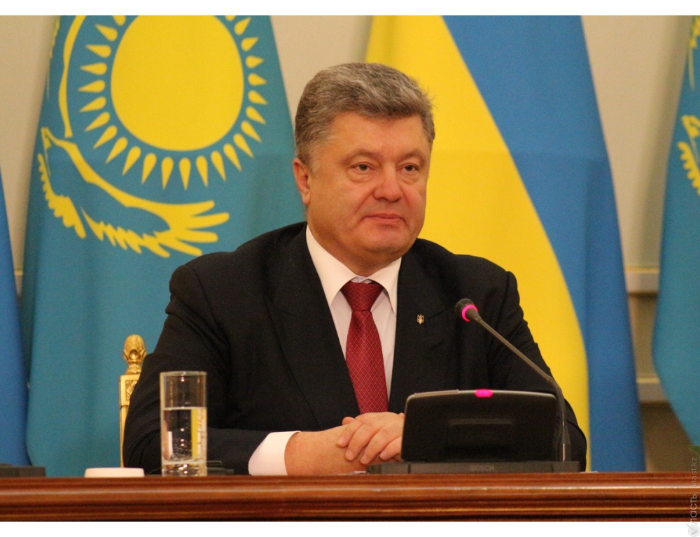 Казахстан является для Украины окном в Азию, Украина для Казахстана станет окном в Европу – Порошенко
