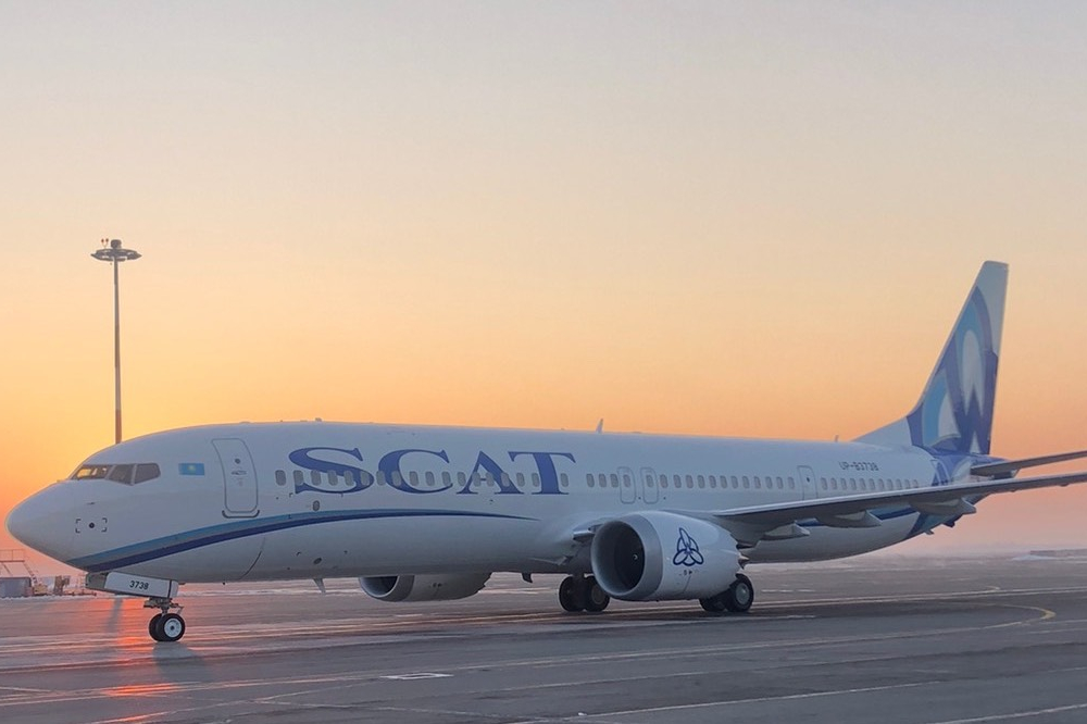 Парк авиакомпании Scat пополнил новый Boeing-737