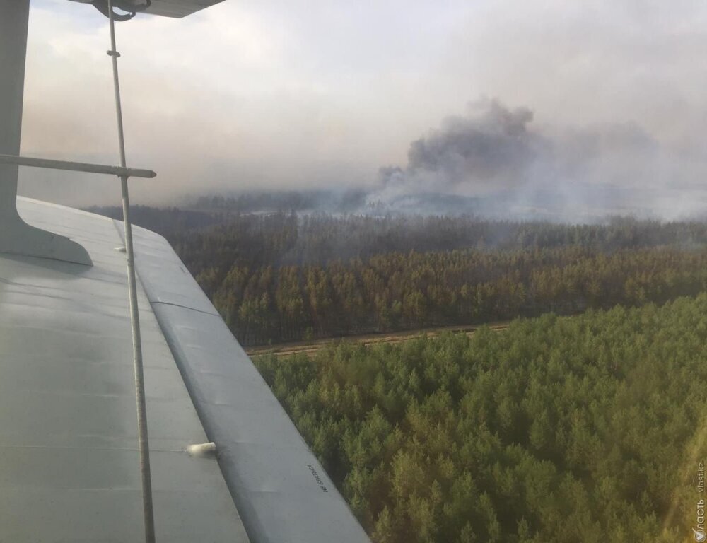 Казахстан в три раза увеличит парк вертолетов для тушения пожаров 