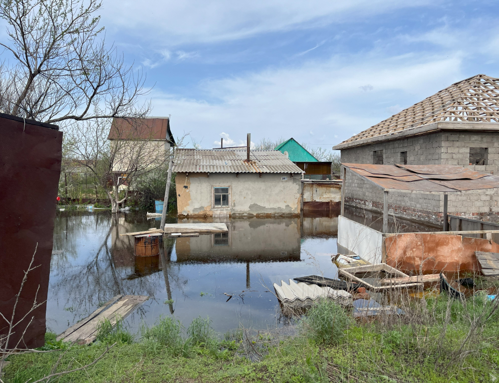 
В Западном Казахстане разрушены паводками более 2,5 тыс. дач, являющихся единственным жильем