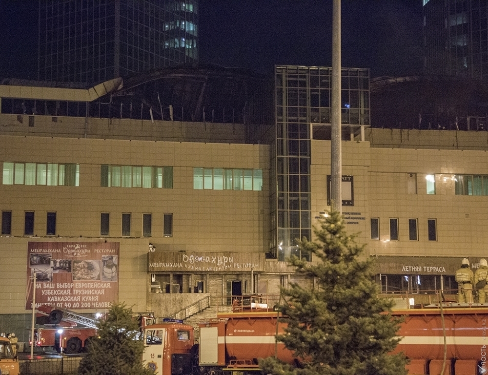 По делу о пожаре в Almaty Towers задержан директор компании, проводившей перестройку комплекса