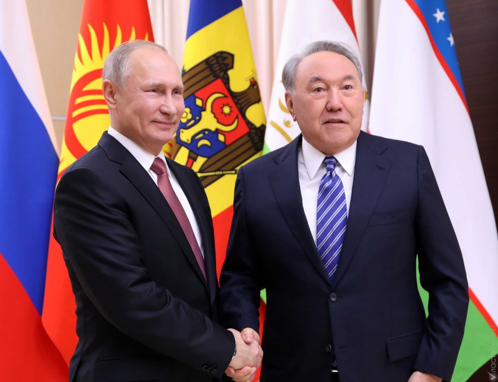 Назарбаев и Путин подвели итоги сотрудничества в 2018 году