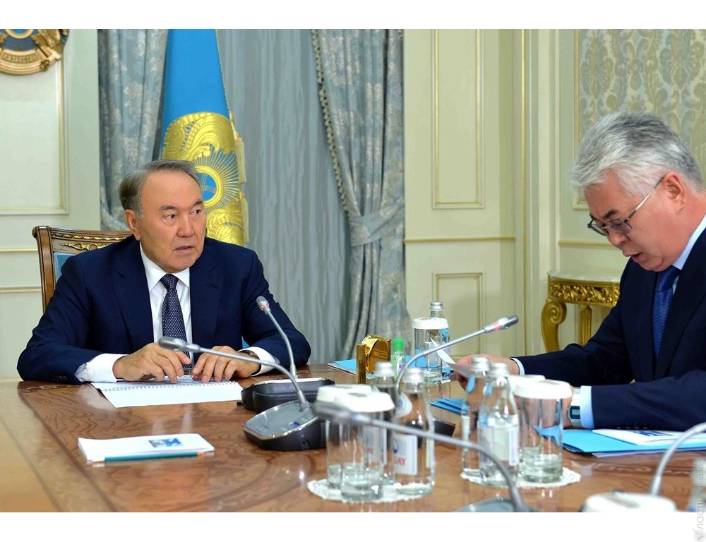 Бейбут Атамкулов отчитался перед Назарбаевым о работе министерства оборонной и аэрокосмической промышленности