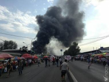 Тушение сентябрьского пожара на барахолке в Алматы обошлось в 11 млн тг – МЧС