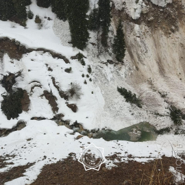 В горах Алматы сошли лавины
