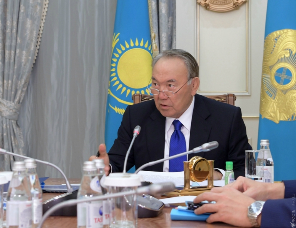 Назарбаев встретился с председателем правления АО «НАК «Казатомпром» Аскаром Жумагалиевым