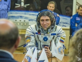 Российского космонавта Волкова наградили орденом «Достык»