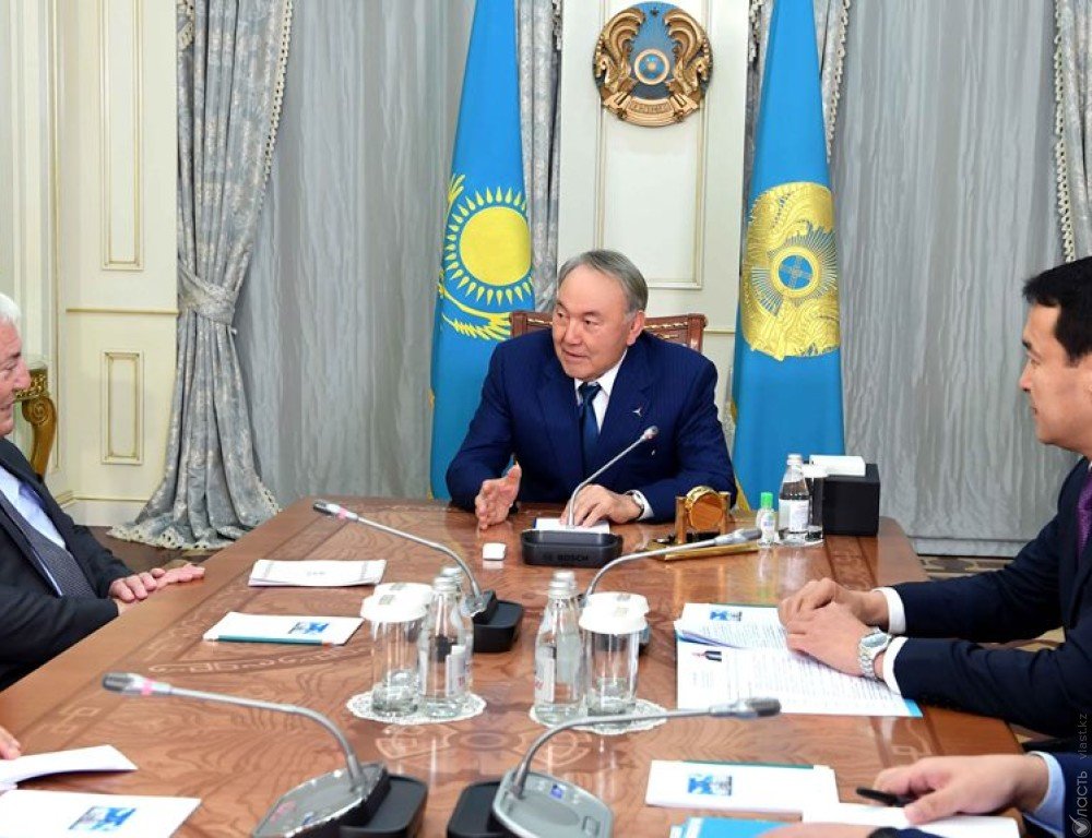 Нурсултан Назарбаев обсудил с независимым директором «Самрук-Казына» перспективы развития холдинга