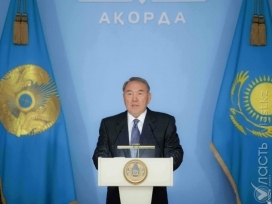 Назарбаев выступит со специальным заявлением в эфире республиканских телеканалов