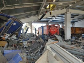 Три человека погибли в результате обрушения здания СТО в Костанае