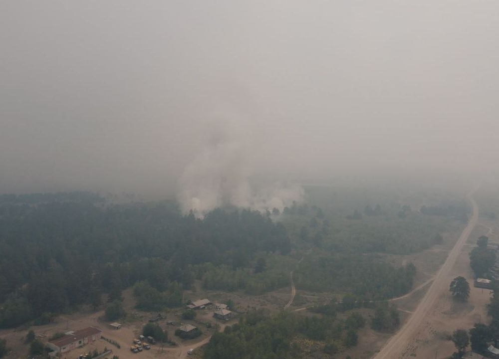 Площадь пожара в резервате Семей Орманы увеличилась до 60 тыс. га