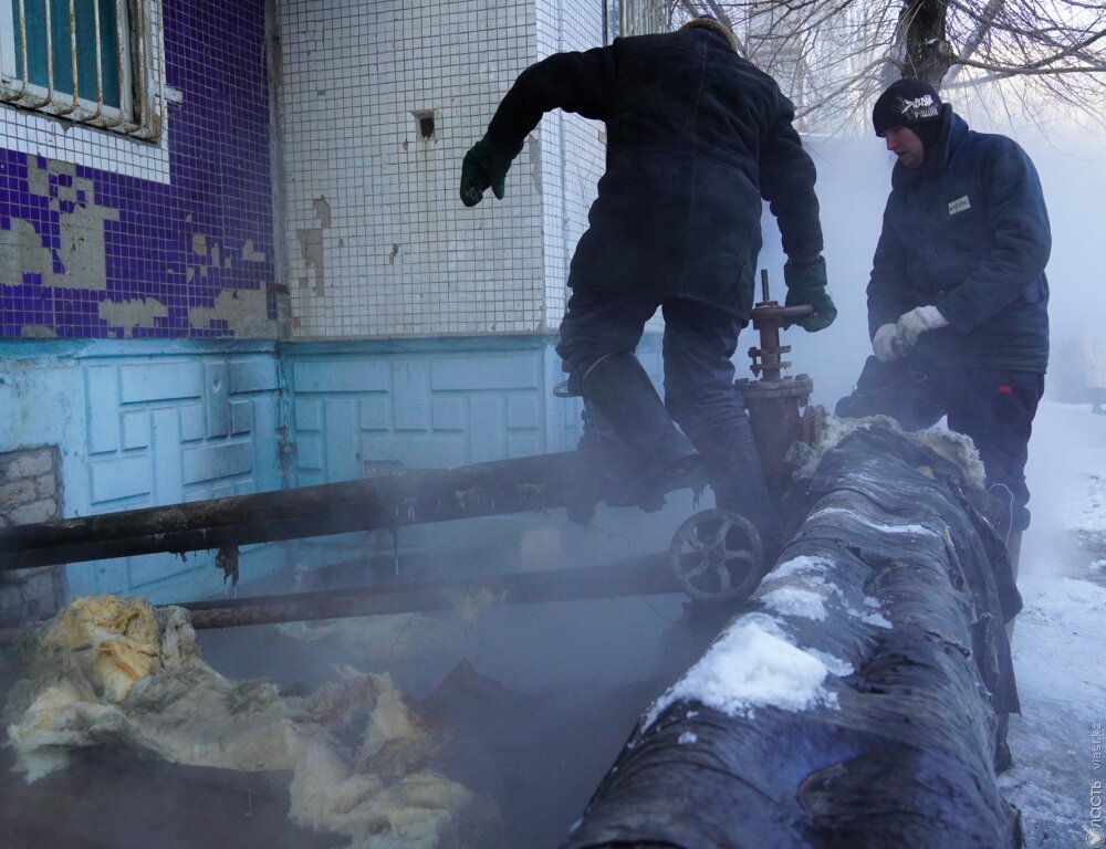 Часть зданий в Бостандыкском районе Алматы отключены от горячей воды и отопления 