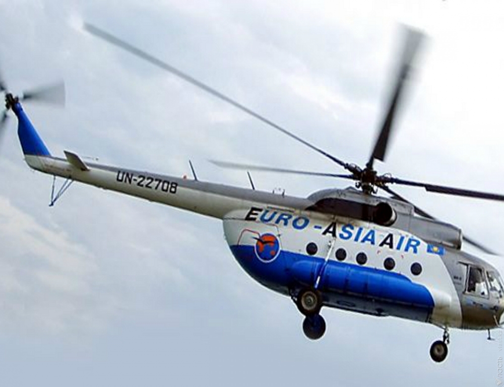 Комиссия приступила к расследованию причин крушения вертолета в Кызылординской области