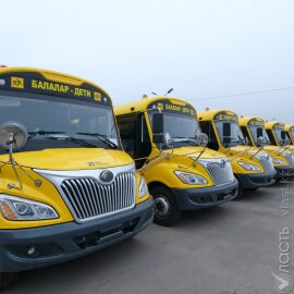 В Алматы в следующем году планируют закупить еще 100 школьных автобусов