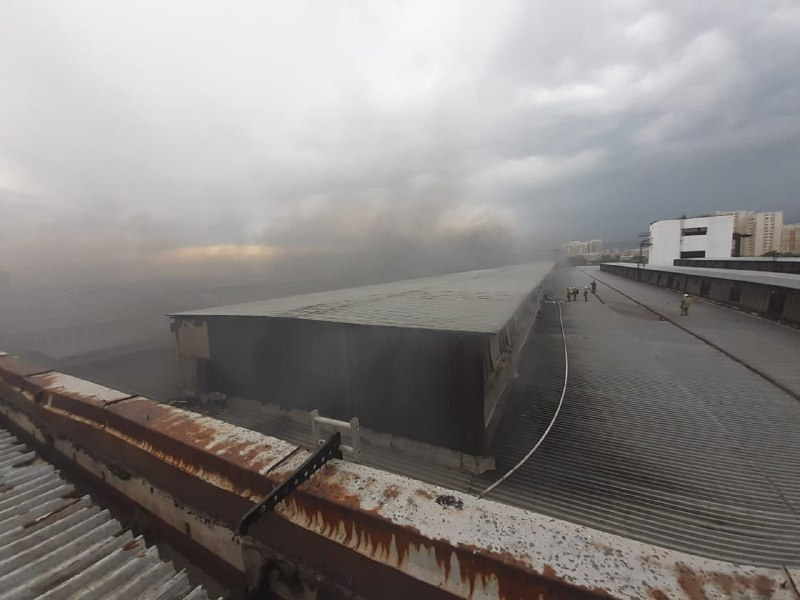 Пожар в районе торгового центра ADK в Алматы ликвидирован