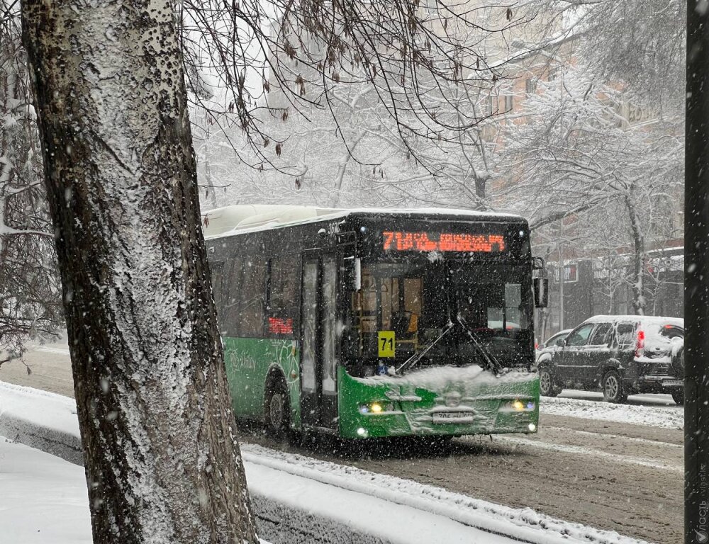 В выходные в Казахстане прогнозируется снег с метелью