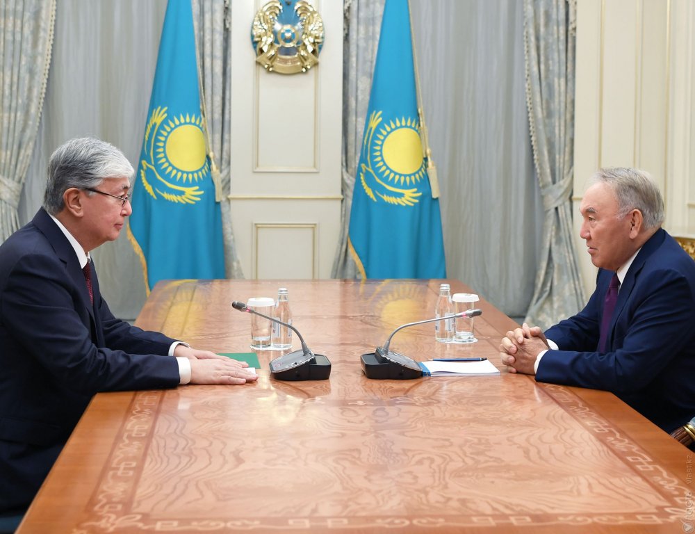 Назарбаев обсудил с Токаевым общественно-политическую ситуацию в стране