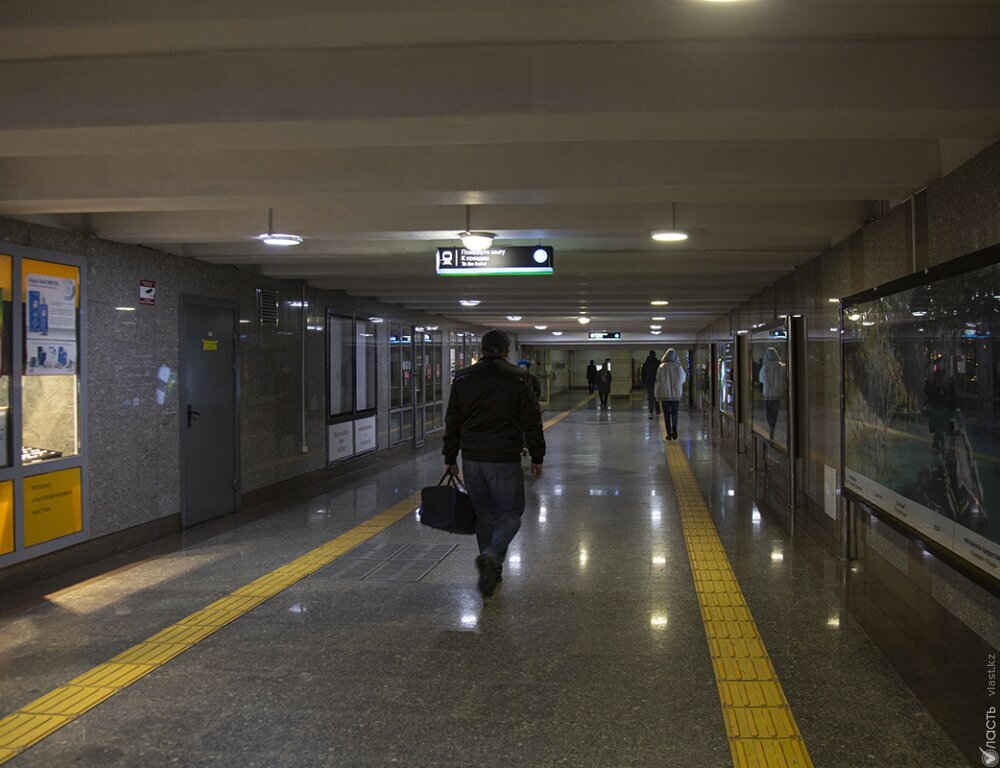 Пассажиропоток в метро Алматы за год вырос почти в три раза