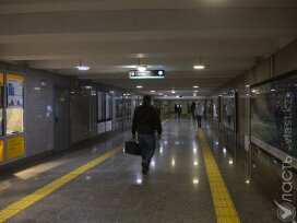 Пассажиропоток в метро Алматы за год вырос почти в три раза