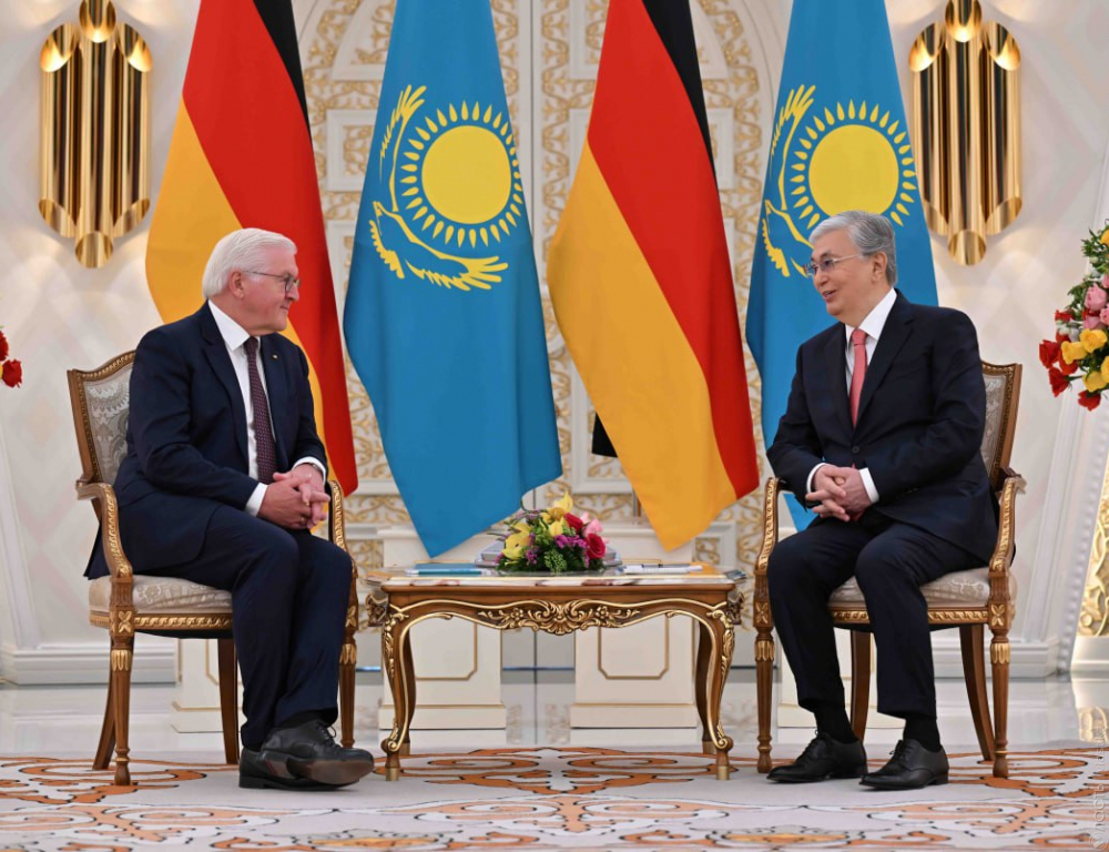 Президент Казахстана провел переговоры с президентом Германии
