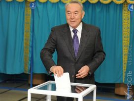 Назарбаев призвал казахстанцев прийти на выборы