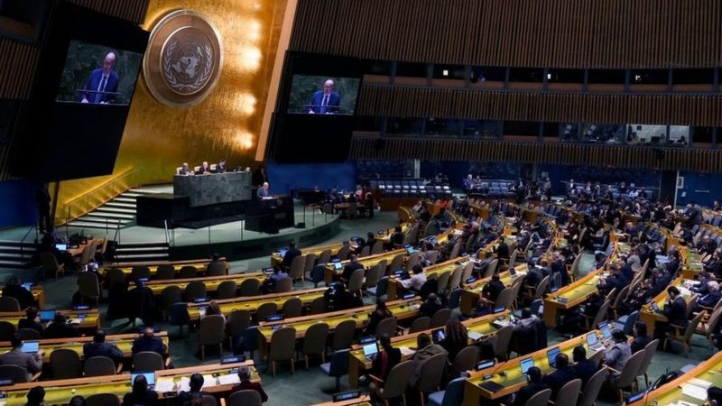 Генассамблея ООН в годовщину войны призвала Россию вывести войска из Украины