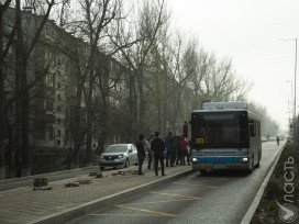 Фото дня. Первая линия БРТ заработала в Алматы 