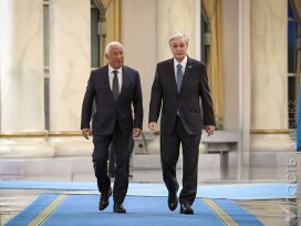 Казахстан поддержит инвестпакет ЕС для Центральной Азии по проектам в сферах транспорта и цифровых технологий – Токаев