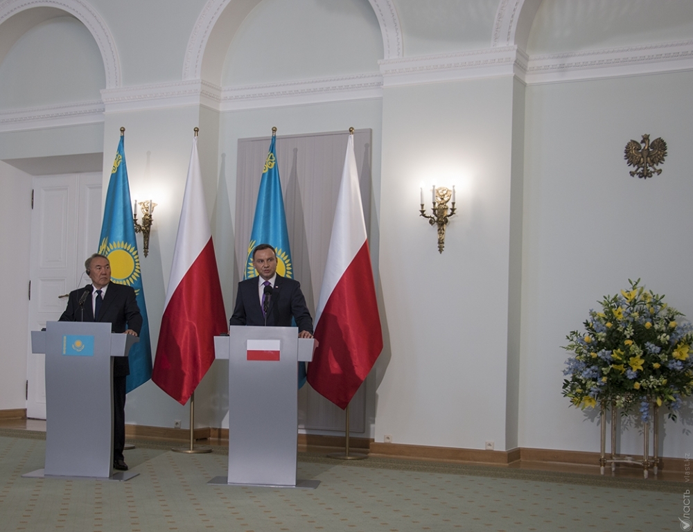 Казахстан рассчитывает на расширение сотрудничества с Польшей