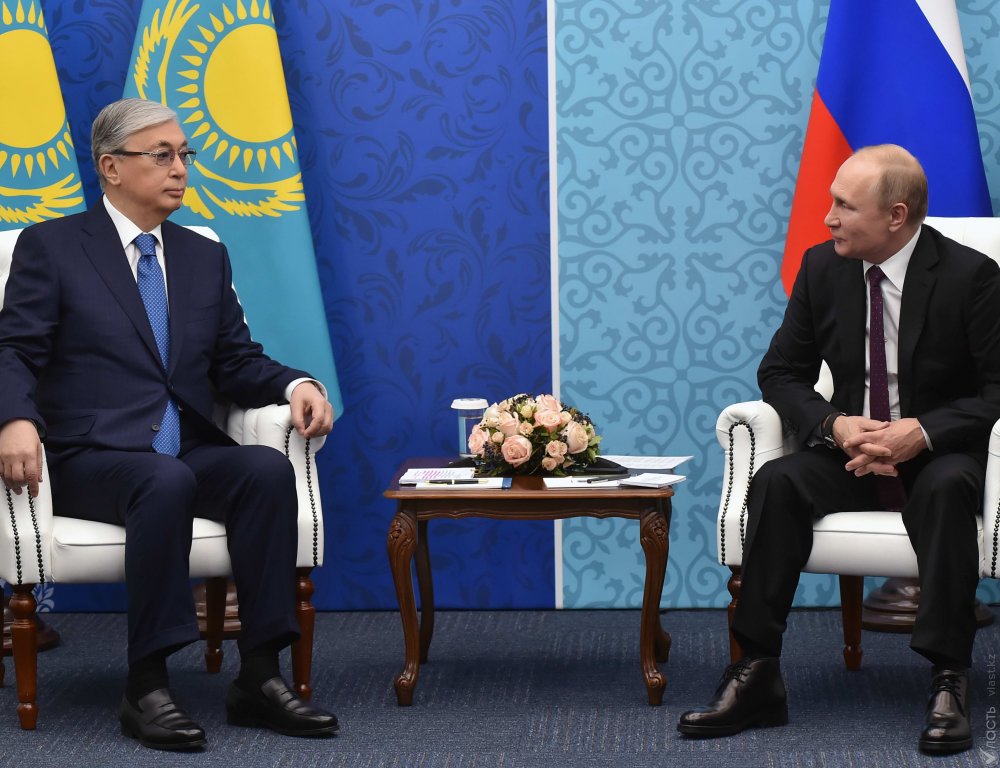 Токаев и Путин обсудили перспективы развития отношений Казахстана и России