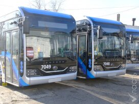 В Алматы на маршруты вышли 17 новых троллейбусов