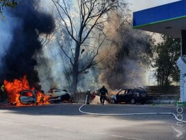 В Алматинской области на АЗС произошел взрыв, пострадали 2 человека