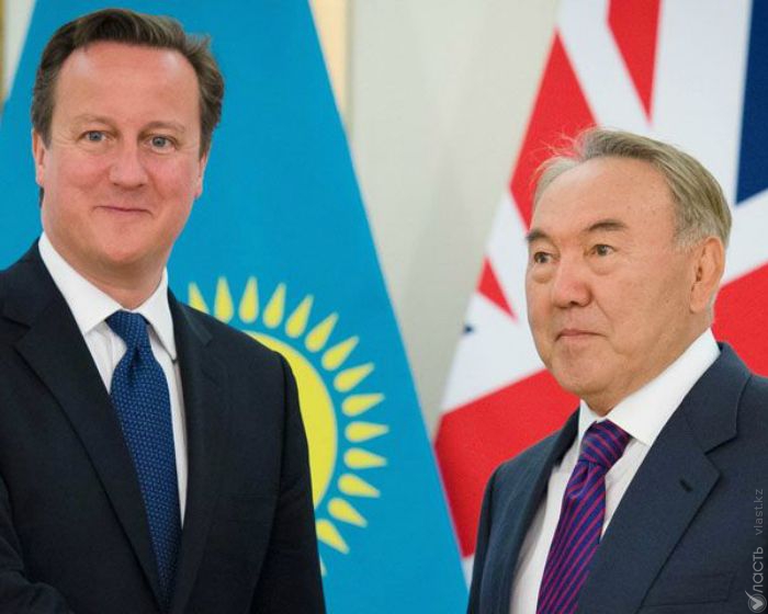 Нурсултан Назарбаев и Дэвид Кэмерон подтвердили необходимость восстановления базовых норм международного права в Украине