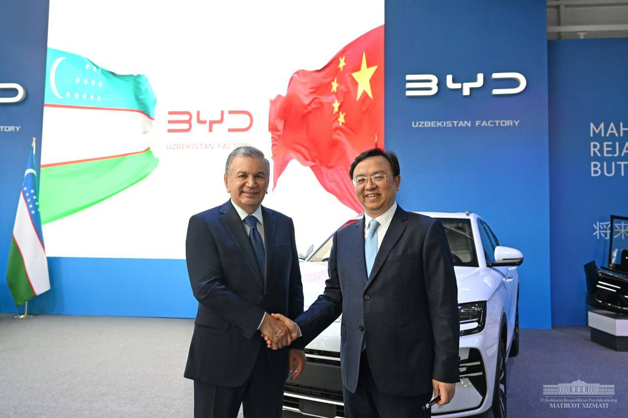 Chinese Electric Car Production Kicks off in Uzbekistan