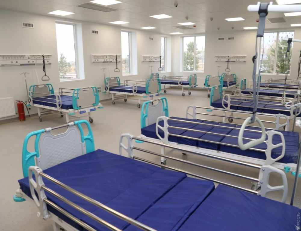 В Жезказгане построили модульный инфекционный госпиталь на 200 мест