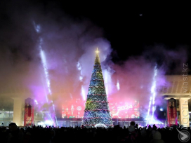 В Астане потратят больше на новогоднее оформление города, чем в Алматы