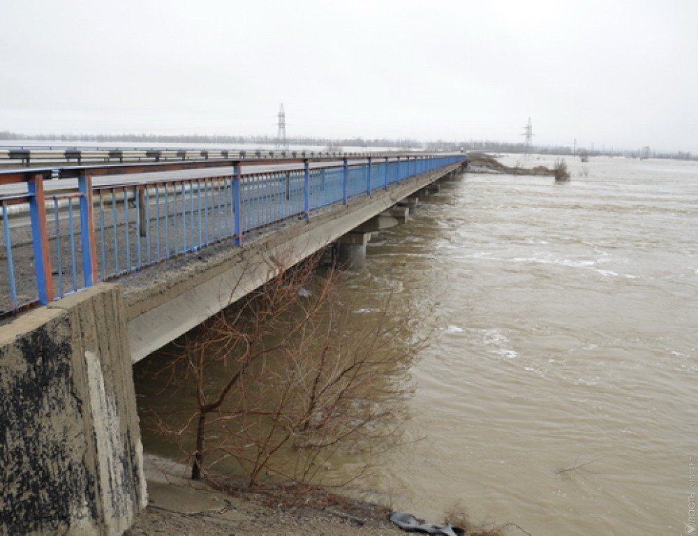 Участки трассы республиканского значения на территории Баянаульского района оказались затоплены