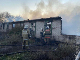 11 человек пострадали за время пожара в Костанайской области