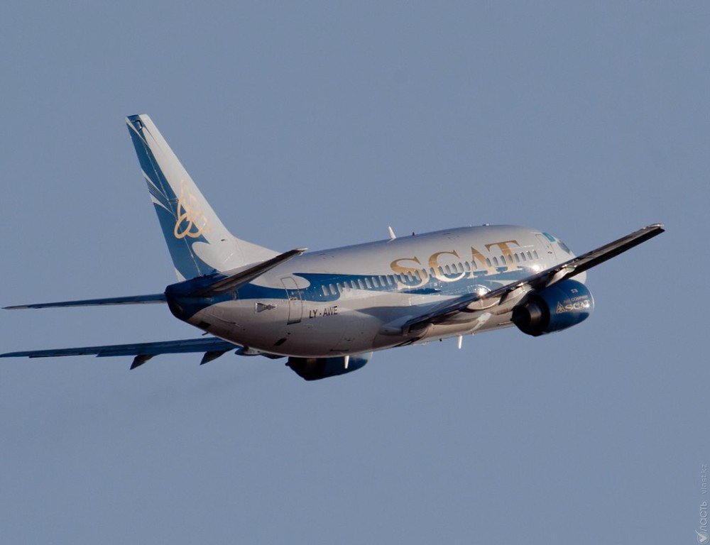 Открытие рейса Астана-Жуковский авиакомпании SCAT перенесено из-за техосмотра самолета